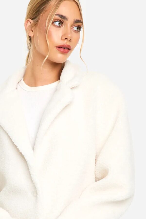 Faux Fur Teddy Oversized Blazer