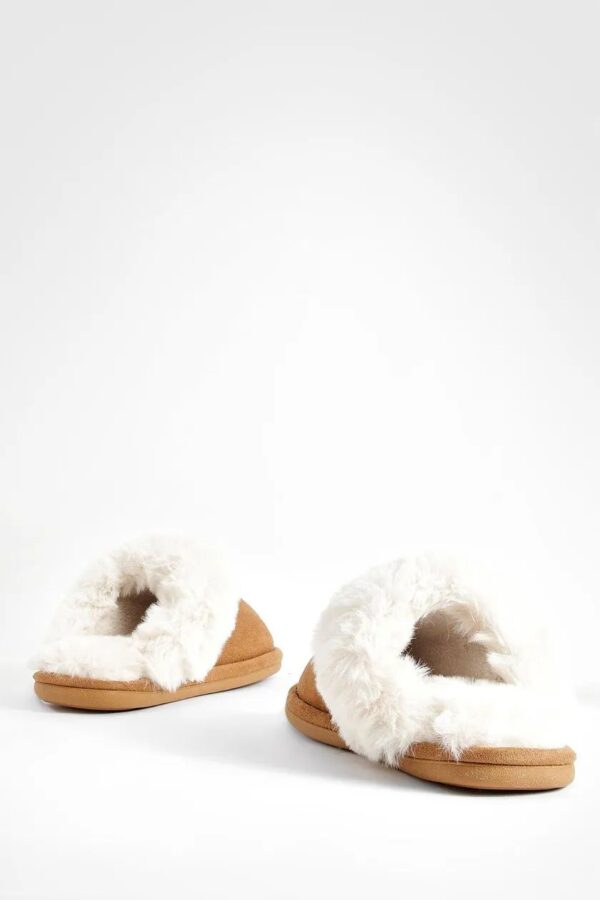 Fluffy Faux Fur Mule Slipper