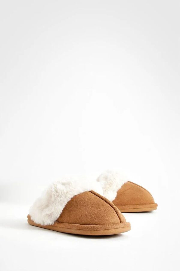 Fluffy Faux Fur Mule Slipper - Image 2