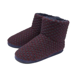 Furry Sherpa Memory Foam Slipper Boots