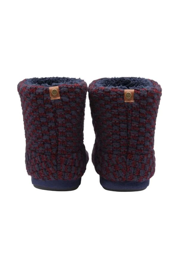 Furry Sherpa Memory Foam Slipper Boots - Image 2