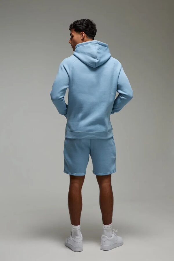 Man Active Regular Fit Hoodie & Short Tracksuit - Image 2