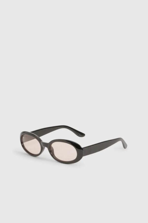 Oval Statement Framed Sunglasses - Image 2