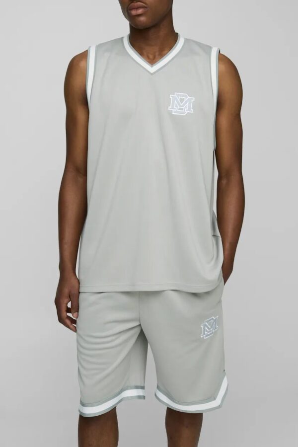 Oversized Basketball Vest & Shorts Set