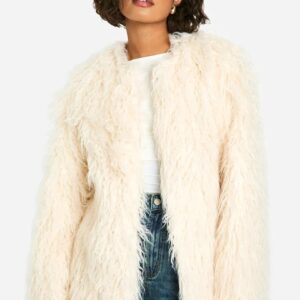 Tall Mongolian Faux Fur Coat